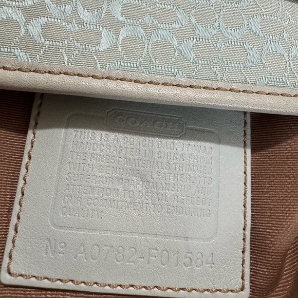 Coach Y2K Ice Sky Blue monogram Crossbody Bag - Picture 4 of 8